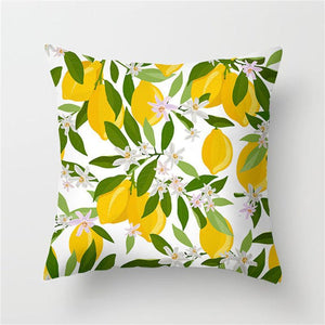 Nature-inspired outdoor cushion cover for home garden and patio decor.