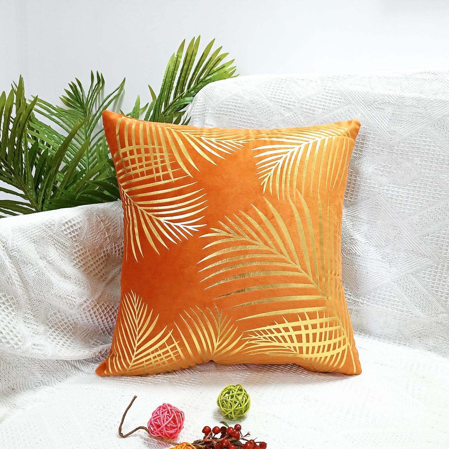 Orange Cushion Cover for Chair Sofa