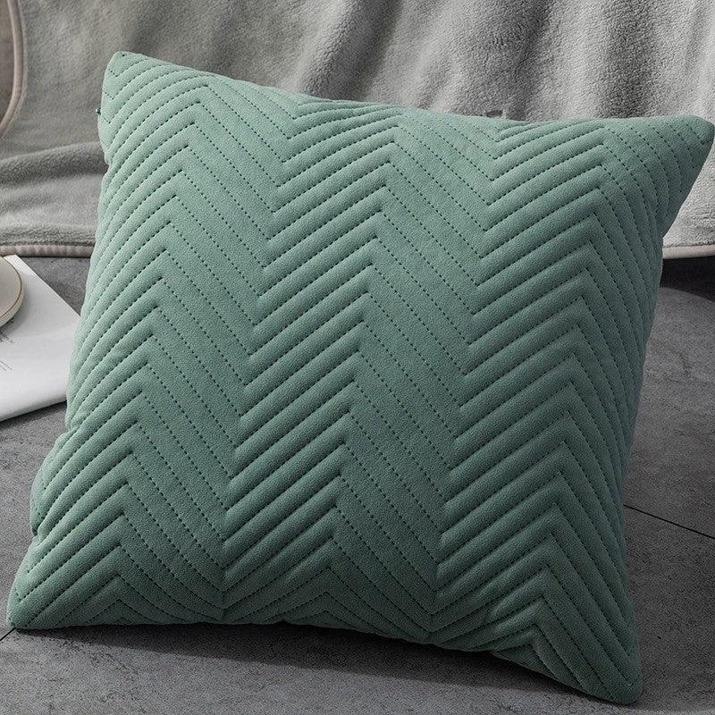 Herringbone Velvet Cushion Covers 18 X 18"