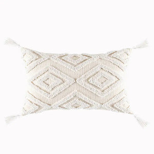 Pure Cotton Custom Boho Tassel Style Tufted Cushion Covers Home Decoration - Design 9 & 10