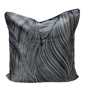 Designer Dark Blue Cushion Cover (18x18" - 45x45 cm) - Style 46