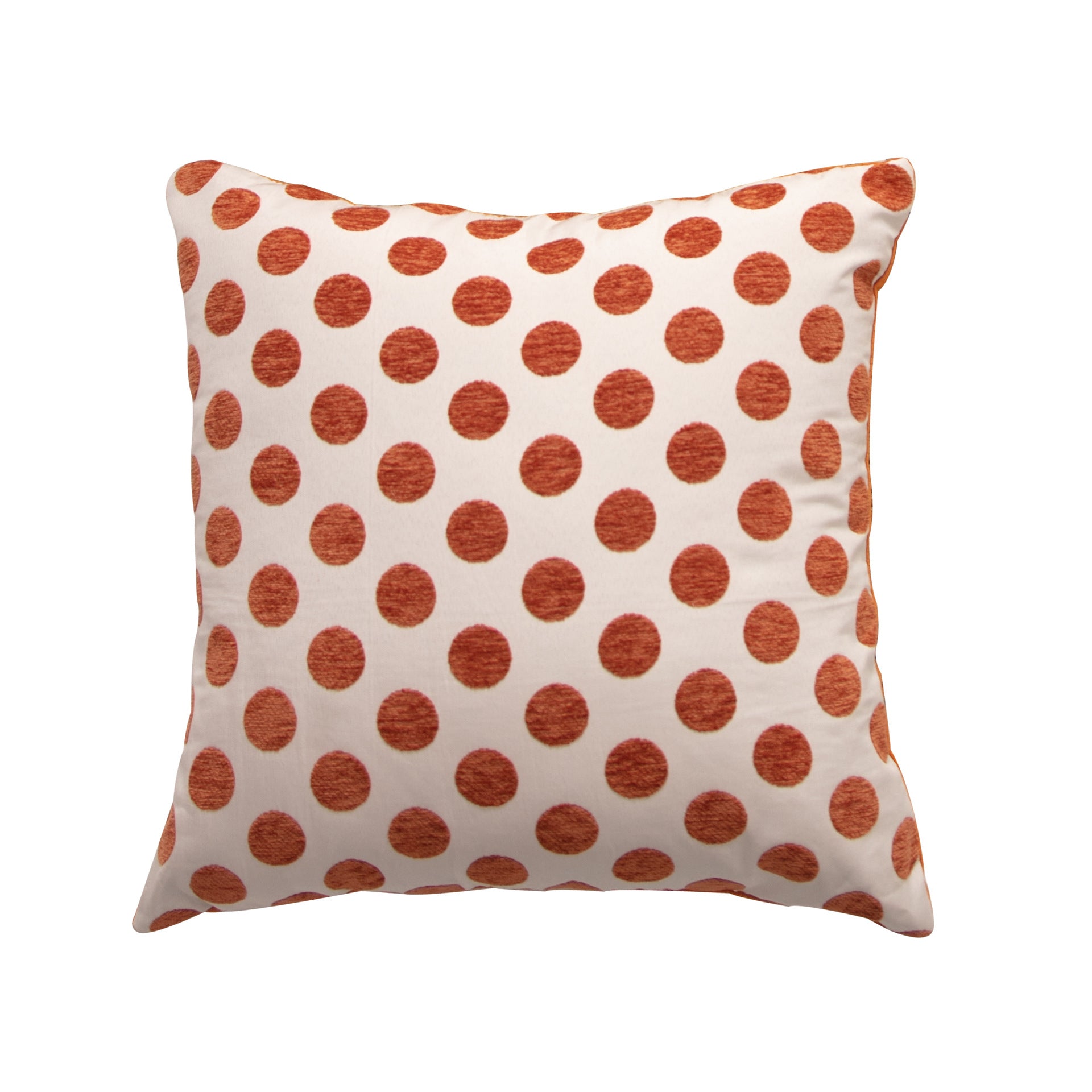 Multiple Geometric Pattern Orange Cushion Cover 45cm x 45cm 18x18 Inches