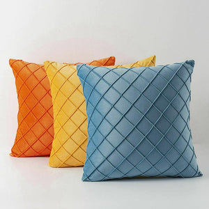 3D Pattern Velvet Cushion Covers 43x43cm (17 X 17 ")