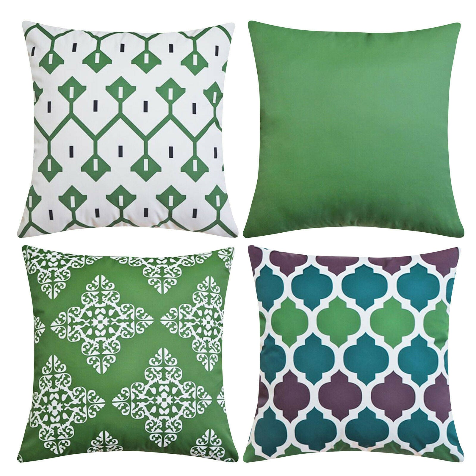 Water Resistant/Outdoor Cushion Covers for Home Garden Outdoor 45x45cm