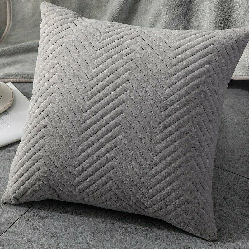 Herringbone Velvet Cushion Covers 18 X 18"