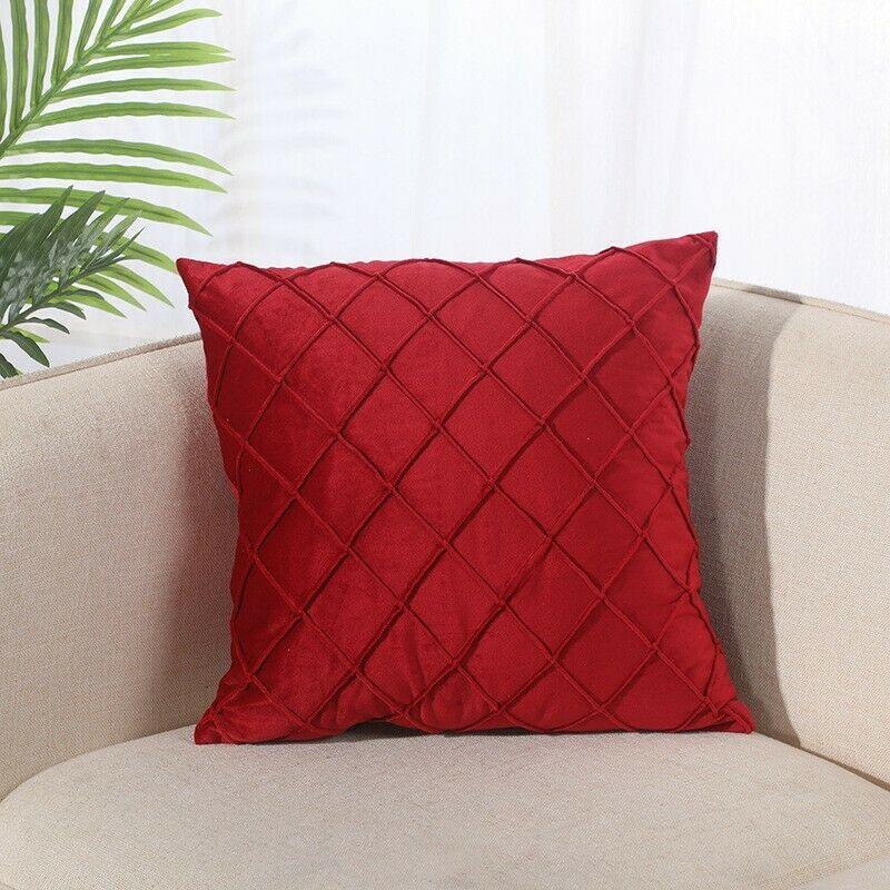 3D Pattern Velvet Cushion Covers 43x43cm (17 X 17 ")