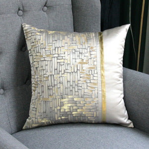 Modern Style Jacquard Silk Soft Cushion Cover Home Hotel 43x43 Cm