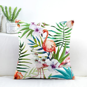 Water & Stain Resistant Floral Outdoor Cushion Cover | 45x45cm Garden Décor - Set of 1