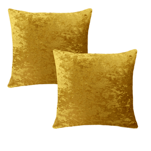 Crushed Ice Velvet Cushion Covers | Set of 2 & 4 pcs (45 cm, 50 cm, 55 cm, 60 cm)