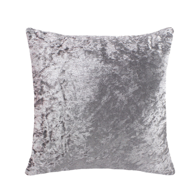 Crushed Ice Velvet Square Cushion Cover - 16" 18" 20" 22" 24"