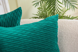 Wave Pattern Velvet Cushion Covers ( 45X45CM, 50CMx50CM and 55x55CM)