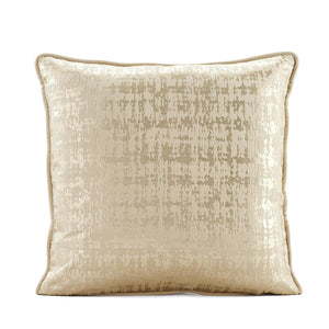 Gold Abstract Velvet Cushion Cover (18x18" - 45x45 cm)