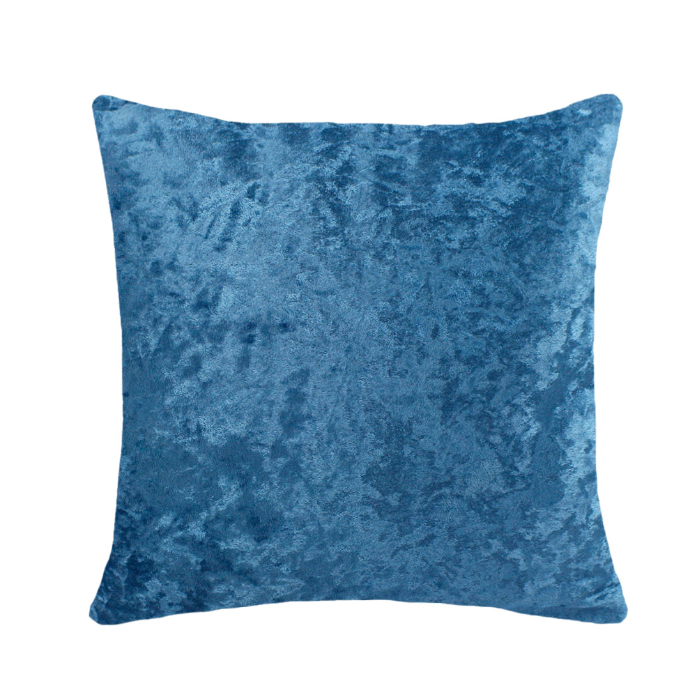 Crushed Ice Velvet Square Cushion Cover - 16" 18" 20" 22" 24"