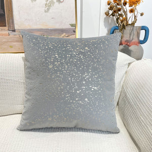 Gold Stamp Dots Velvet Cushion Covers 45 x 45 cm - Available in 8 Colours