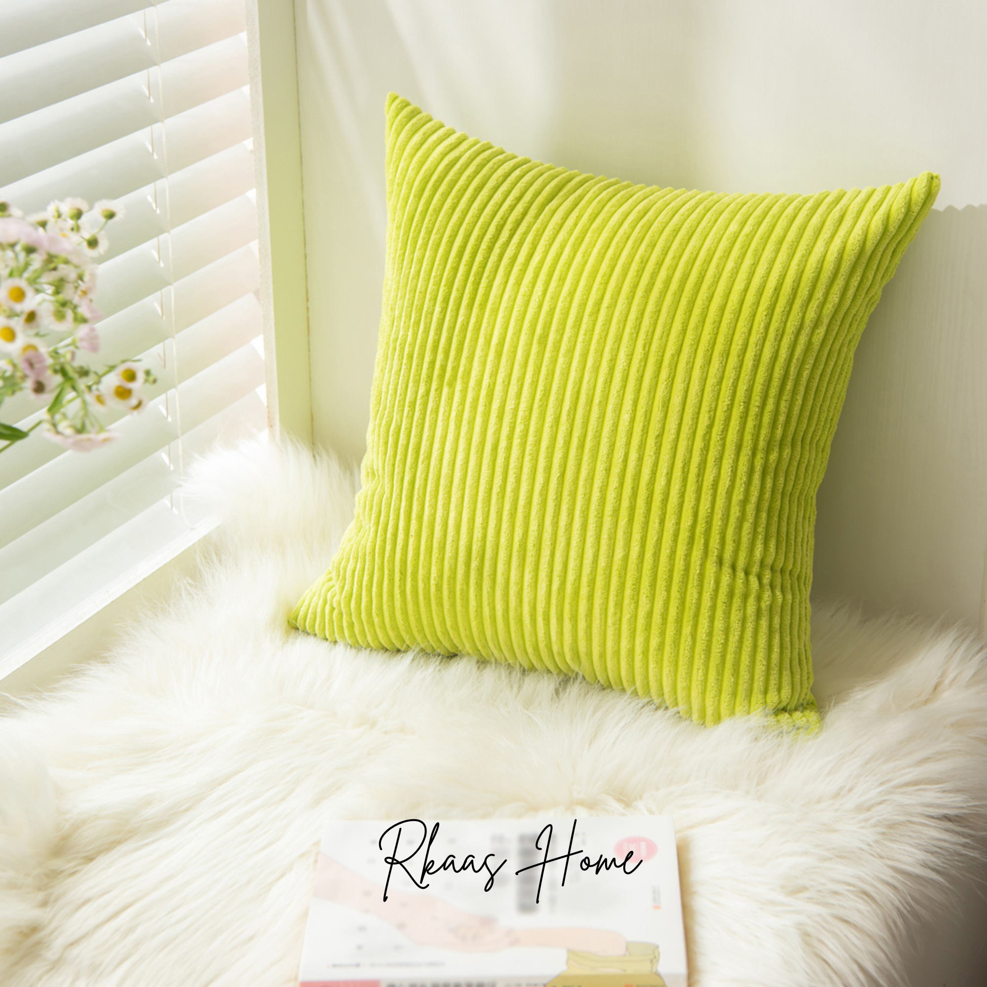 Corduroy Cushion Covers Home Sofa  45X45CM, 50x50CM, 55x55CM - 7 Colours