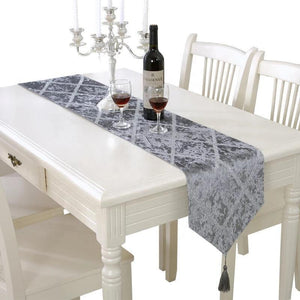 Decorative table runner in multiple designs for Christmas or event styling