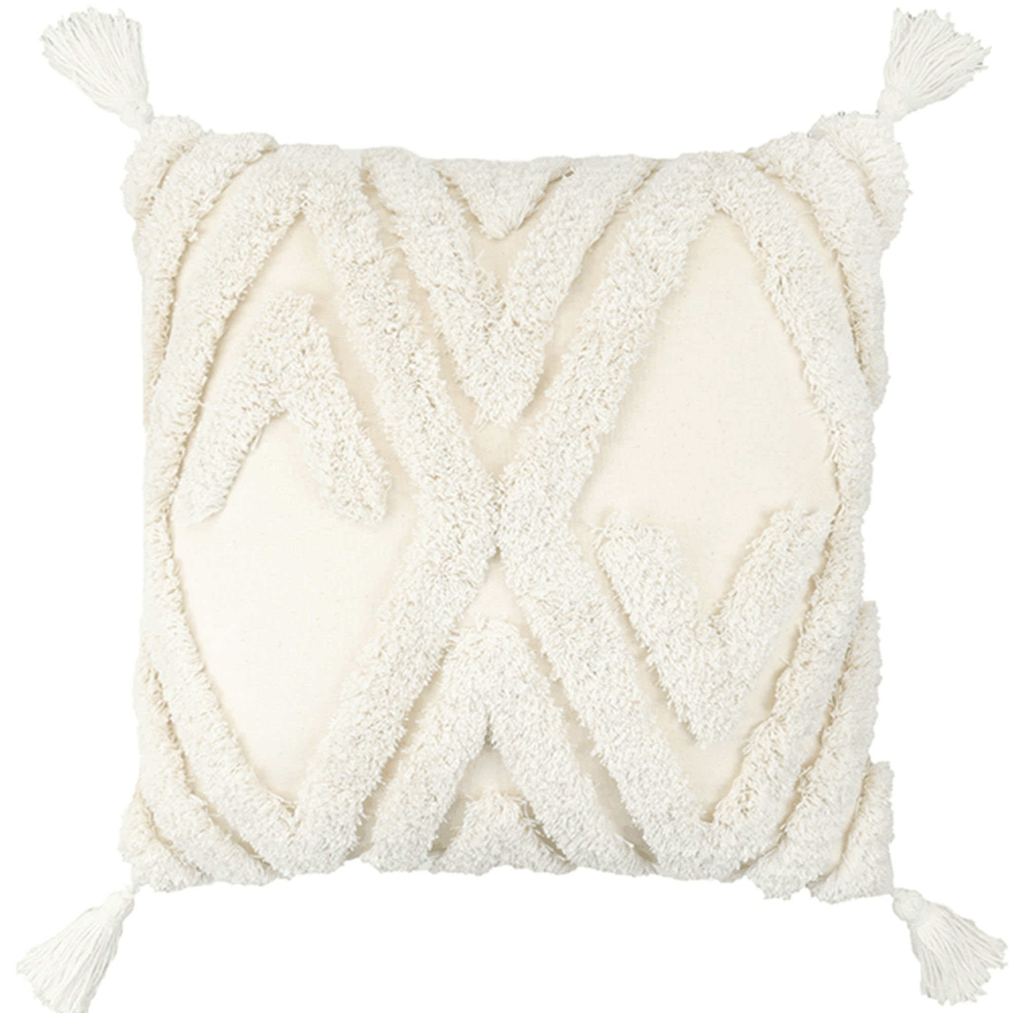 Rustic boho chic pure cotton cushion cover, ideal for bedroom and home decoration