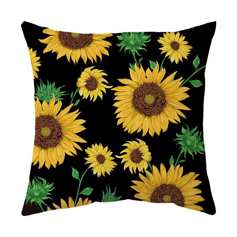 Durable outdoor cushion cover with floral pattern, perfect for patio or garden seating.